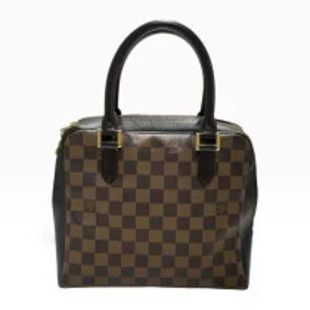 Louis Vuitton Brera Damier Canvas Top Handle Bag Ebene Brown